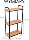 YokaHome Regał 3 półki 41.5cm czarny bambus (P.MADOVI) 1
