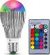 Royal Catering Żarówka LED RGB zmieniająca kolory 16 kolorów 5 trybów 5W + pilot Żarówka LED RGB zmieniająca kolory 16 kolorów 5 trybów 5W + pilot 1