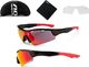Accent Okulary Stingray czarne 2 pary soczewek 1