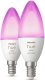 Philips PHILIPS Hue White and Color Ambience, 2x žárovka svíčková 6,5W E14 B39 DIM 1