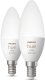 Philips PHILIPS Hue White and Color Ambience, 2x žárovka svíčková 6,5W E14 B39 DIM 2