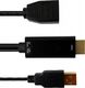 Adapter AV Techly HDMI - DisplayPort + USB-A czarny (ICOC HDMI-DP12A) 1