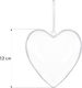 Springos Bombka akrylowa 12cm serce plastikowe decoupage UNIWERSALNY 8