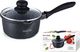 Household Rondel granitowy z pokrywą 16 cm indukcja 1,3 L 1