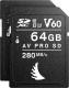 Karta Angelbird Match Pack Fuji X-T3-T4 SDXC 64 GB + 64 GB Class 10 UHS-II/U3 V60 (MP-XT3-064SDV60X2) 1