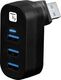 HUB USB Techly 3x USB-A 3.0 (IUSB3-HUB3-ROTB) 1