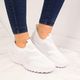 Rieker Buty sportowe damskie slip on białe Rieker N6670 36 2