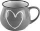 Orion Kubek ceramiczny z uchwytem kolorowe serca zestaw 6 szt. 320 ml 3