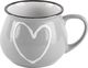 Orion Kubek ceramiczny z uchwytem kolorowe serca zestaw 6 szt. 320 ml 5