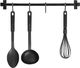 Orion Wieszak RELING kuchenny na przybory metalowy czarny 50,5 cm 1