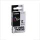 Casio XR-12 WE 12 mm black on white (XR12WE1) 2