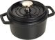 STAUB Garnek STAUB żeliwny okrągły 800 ml czarny 1