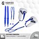 Vortex Virtual Reality Paski, uchwyty z silikonu do kontrolerów, model II, Oculus Quest 2 Czerwony 8