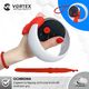 Vortex Virtual Reality Paski, uchwyty z silikonu do kontrolerów, model II, Oculus Quest 2 Czerwony 11