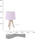 Lampa stołowa Atmosphera Lampka nocna z różowym abażurem 31 cm 2