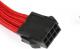 Phanteks ATX/EPS 8-pin - ATX/EPS 8-pin, 0.5m, Czerwony (PH-CB8P_RD) 1