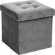 Atmosphera Pufa pikowana Adaline Grey 38x38 cm 1