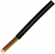 LogiLink Kabel telefoniczny czterożyłowy, 100m, czarny (CM04) 1