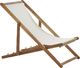 Beliani Leżak ogrodowy jasne drewno akacjowe Anzio 1