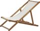 Beliani Leżak ogrodowy jasne drewno akacjowe Anzio 3