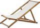 Beliani Leżak ogrodowy jasne drewno akacjowe Anzio 4