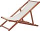 Beliani Leżak ogrodowy ciemne drewno akacjowe Anzio 3