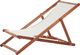 Beliani Leżak ogrodowy ciemne drewno akacjowe Anzio 4