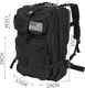 Plecak turystyczny Iso Trade Survival XL 38 l Czarny 14