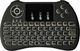 Klawiatura Frahs Smart TV H9 LED Bezprzewodowa Czarna DE (5903457000133) 2