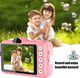 Frahs Mini aparat cyfrowy dla dzieci 2 kamery HD 12 Mpx Różowy 2