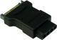 Inter-Tech Molex - SATA, Czarny (88885199) 1