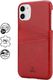 Crong Crong Neat Cover - Etui iPhone 11 z kieszeniami (czerwony) 2
