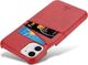 Crong Crong Neat Cover - Etui iPhone 11 z kieszeniami (czerwony) 3
