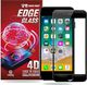 Crong Crong Edge Glass 4D Full Glue - Szkło hartowane na cały ekran iPhone 8 / 7 (czarna ramka) 1