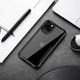 Crong Crong Hybrid Clear Cover - Zestaw etui iPhone 11 (czarny) + szkło hybrydowe 9H 6