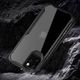 Crong Crong Hybrid Clear Cover - Zestaw etui iPhone 11 (czarny) + szkło hybrydowe 9H 8