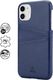 Crong Crong Neat Cover - Etui iPhone 11 z kieszeniami (niebieski) 2
