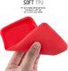 Crong Crong Soft Skin Cover - Etui iPhone SE 2020 / 8 / 7 (czerwony) 5