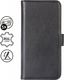 Crong Crong Premium Booklet Wallet - Skórzane etui iPhone 11 Pro Max z kieszeniami + funkcja podstawki (czarny) 1