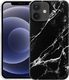 Crong Crong Marble Case - Etui iPhone 12 Mini (czarny) 1