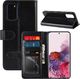 Crong Crong Booklet Wallet - Etui Samsung Galaxy S20+ z kieszeniami + funkcja podstawki (czarny) 8