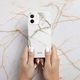 Crong Crong Marble Case - Etui iPhone 12 Mini (biały) 6