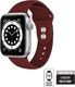 Crong Pasek Apple Watch 38/40 mm bordowy 4