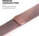 Crong Pasek Milano Steel Apple Watch 38/40 mm różowe złoto 4
