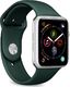 Puro PURO ICON - Elastyczny pasek sportowy do Apple Watch 42 / 44 mm (S/M & M/L) (ciemnozielony) 1