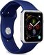 Puro PURO ICON - Elastyczny pasek sportowy do Apple Watch 42 / 44 mm (S/M & M/L) (granatowy) 1