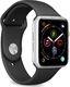 Puro PURO ICON - Elastyczny pasek sportowy do Apple Watch 42 / 44 mm (S/M & M/L) (czarny) 1