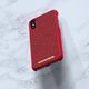 Nordic Elements Nordic Elements Saeson Idun - Materiałowe etui iPhone Xs / X (Red) 4