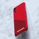 Nordic Elements Nordic Elements Saeson Freja - Materiałowe etui iPhone Xs Max (Red) 5