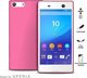 Puro PURO Ultra Slim "0.3" Cover - Zestaw etui + folia na ekran Xperia M5 (różowy) 1